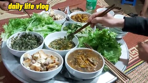 The young man couldn't help but eat a few bites first