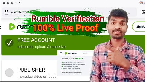 Rumble Verifications 100% Live Proof