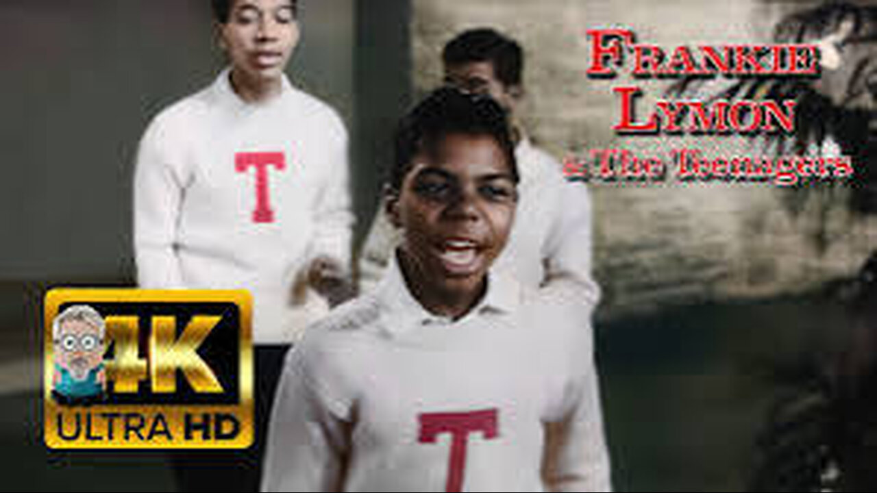 Frankie Lymon & the Teenagers - Baby Baby (1956) AI 4K Colorized Enhanced