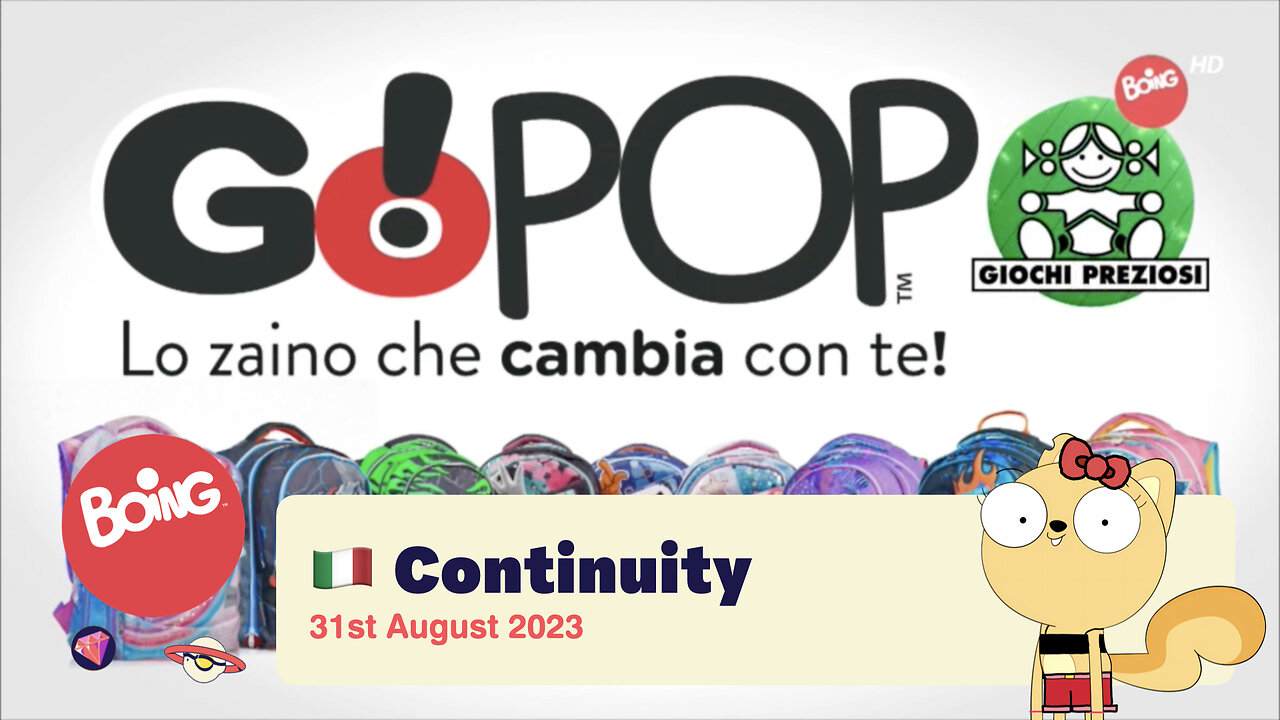 Boing (Italy) - Adverts and Continuity (31st August 2023)