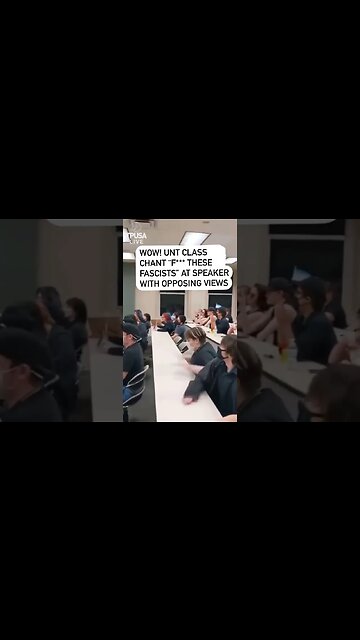 UNT STUDENTS CHANT "F*** THESE FASCISTS" AT SPEAKER WITH OPPOSING VIEWS