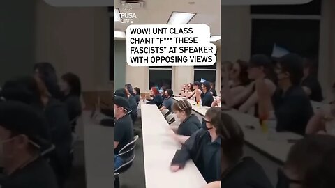 UNT STUDENTS CHANT "F*** THESE FASCISTS" AT SPEAKER WITH OPPOSING VIEWS