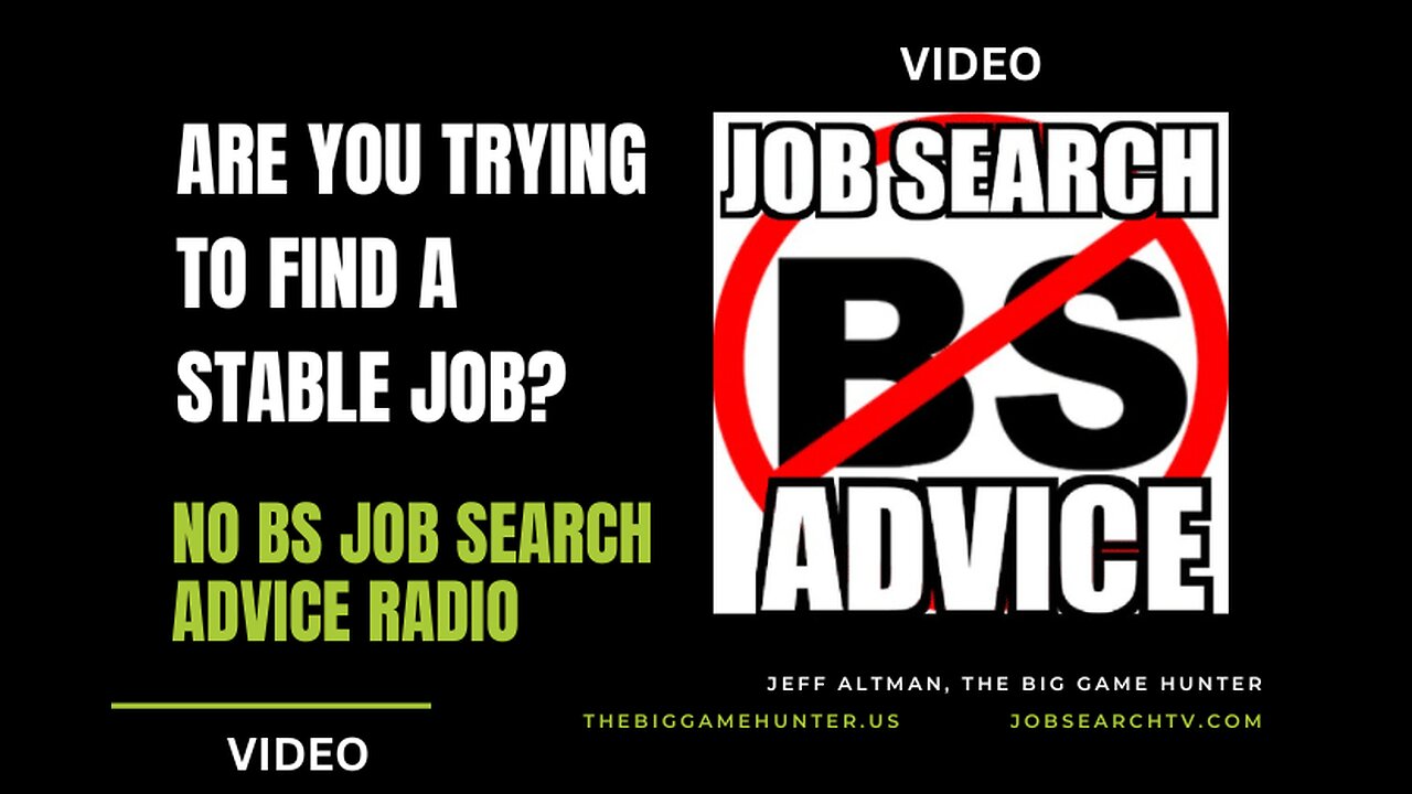 Are You Trying to Find a Stable Job?