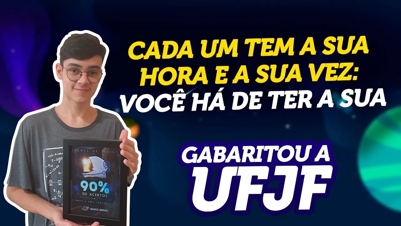 Ele GABARITOU um vestibular de FÍSICA