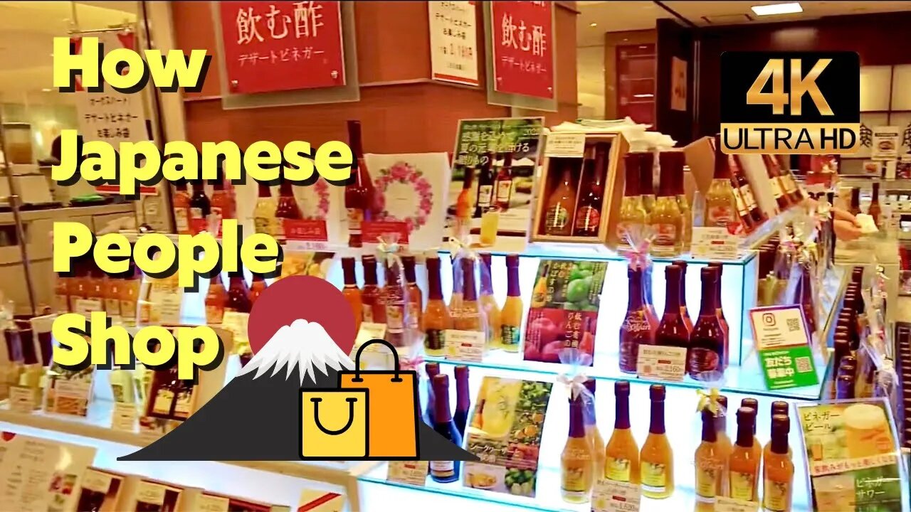 [4KHDR] How Japanese🇯🇵 People Shop🛍 #japan #4k