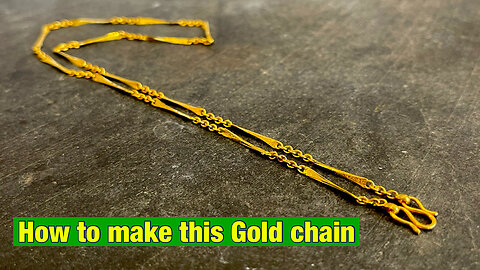 Scrap Gold to chain Necklace Making