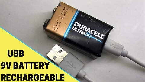 How to Make USB Rechargeable 9V Li-Ion Battery | Speed Logic