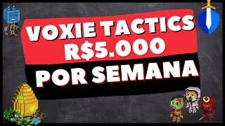 VOXIE: JOGO NFT GRATUITO ONDE PESSOAS ESTÃO GANHANDO ATÉ 5MIL POR SEMANA