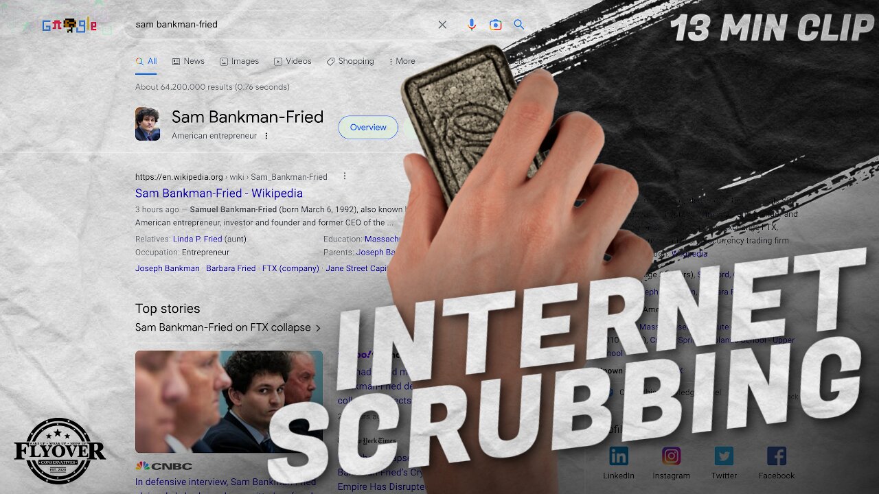 The Internet Scrubbing of SBF Connections | Expert Panel | Flyover Clips