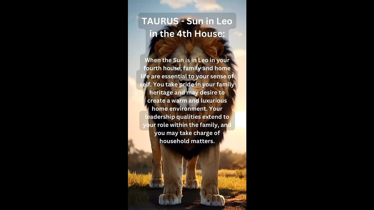 TAURUS ♉️ SUN IN LEO INFLUENCE (important notes) #astrology #suninleo #influence #tarotary #taurus