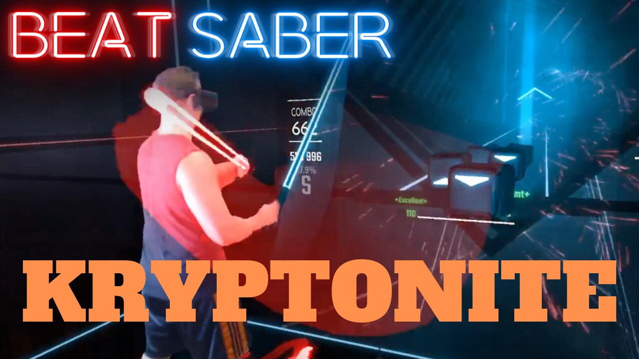 Beat Saber || Kryptonite - 3 Doors Down || Expert Mixed Reality