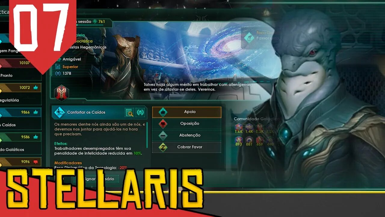 Comunidade GALATICA - Stellaris Overlord #07 [Gameplay PT-BR]