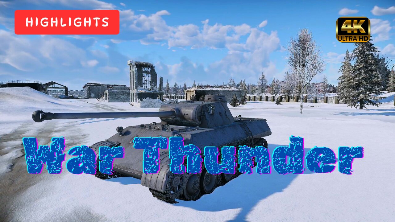 Intense Realistic Tank Battles (Highlights) | War Thunder | PC Game | "4K"| 60FPS