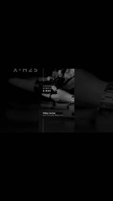 FUJIFILM X-H2s [1º REVIEW DA AMÉRICA LATINA] #Shorts