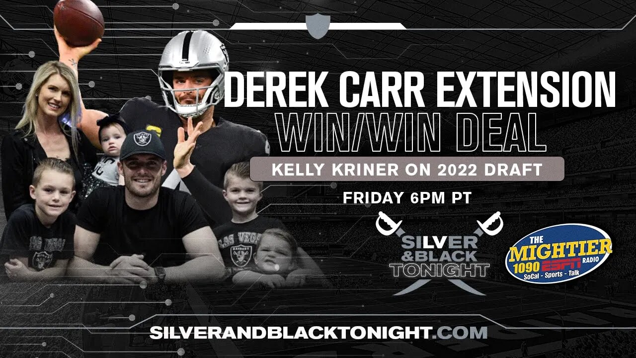 Derek Carr's Extension + Raiders Draft First Look