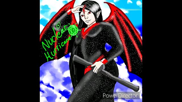 speedpaint nuclear Joestar with a sword