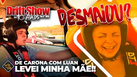 LEVEI MINHA MÃE DE CARONA NO DRIFT PELA 1° VEZ