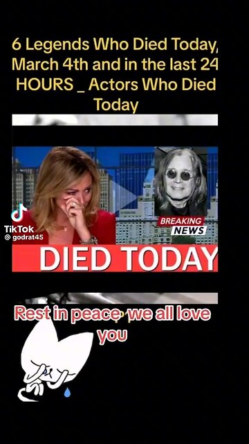 They’re dropping like flies