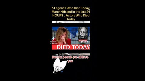 They’re dropping like flies