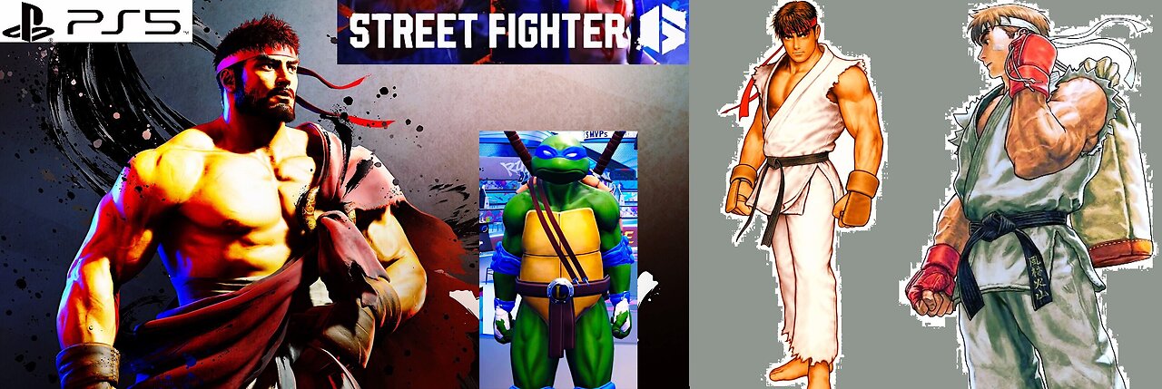 STREET FIGHTER 6 : Teenage Mutant Ninja Turtles 🗡🐢🥷🏻💥👊🏻🥋 (PS5🎮)