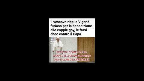 Pope vs vigano