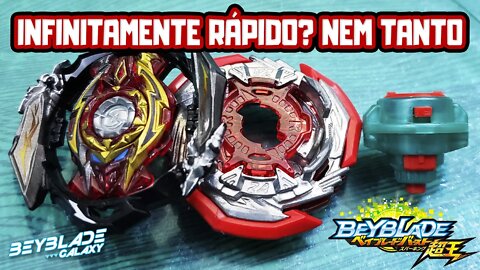 Testando 075 - INFINITE SPRIGGAN .Qc' 2A contra 3 combos - Beyblade Burst ベイブレードバースト