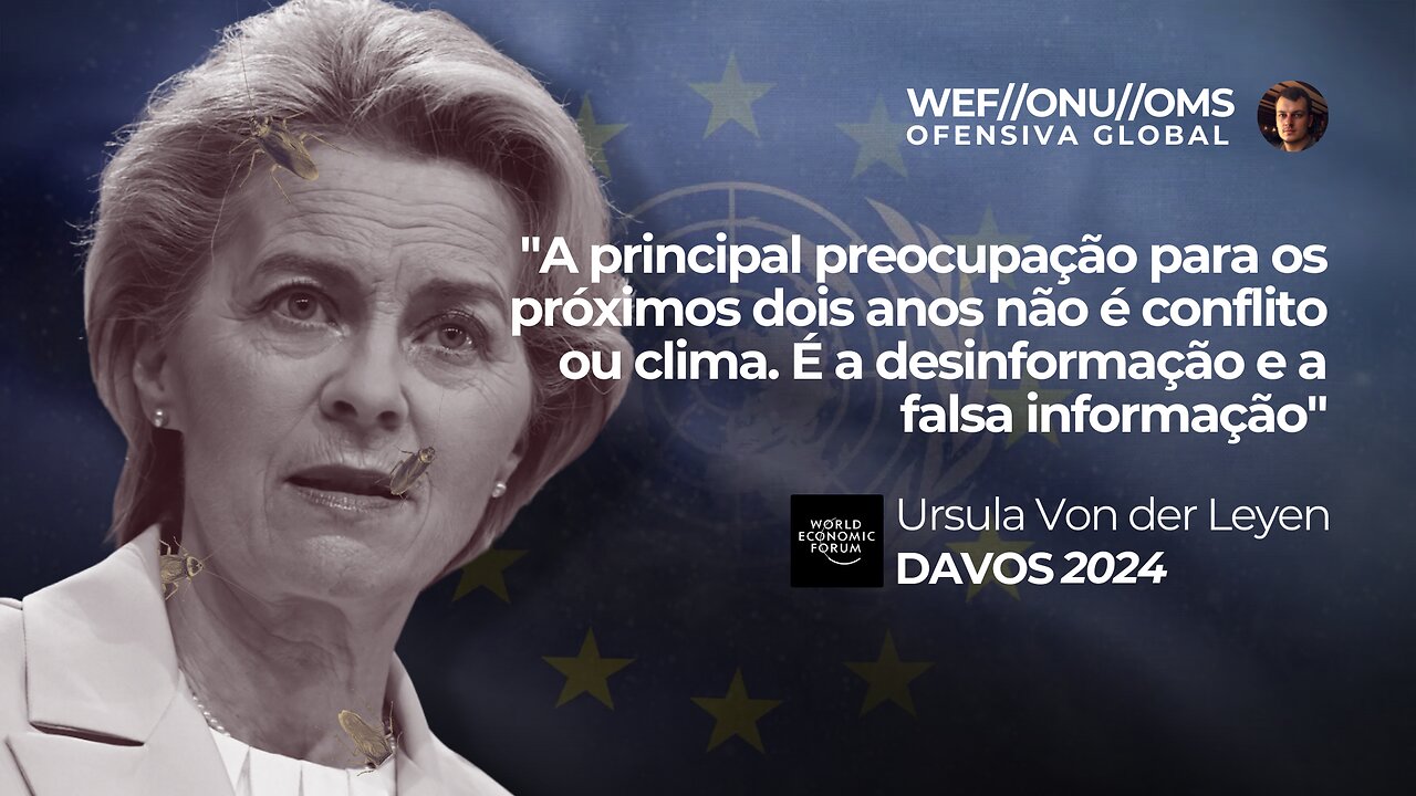 Ursula Von der Leyen Anuncia Controle Total da Informação em Nome da "Colaboração Global"