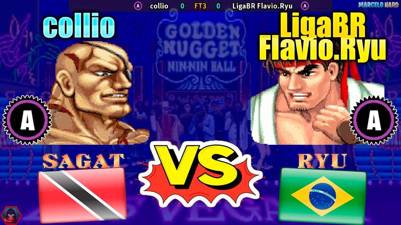 Street Fighter II': Champion Edition (collio Vs. LigaBR Flavio.Ryu) [Trinidad and Tobago Vs. Brazil]