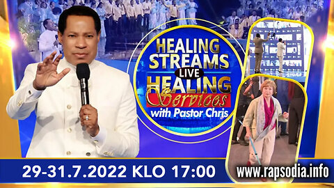 Healing Streams – Parantumiskokoukset Pastori Chrisin kanssa 29.7.2022