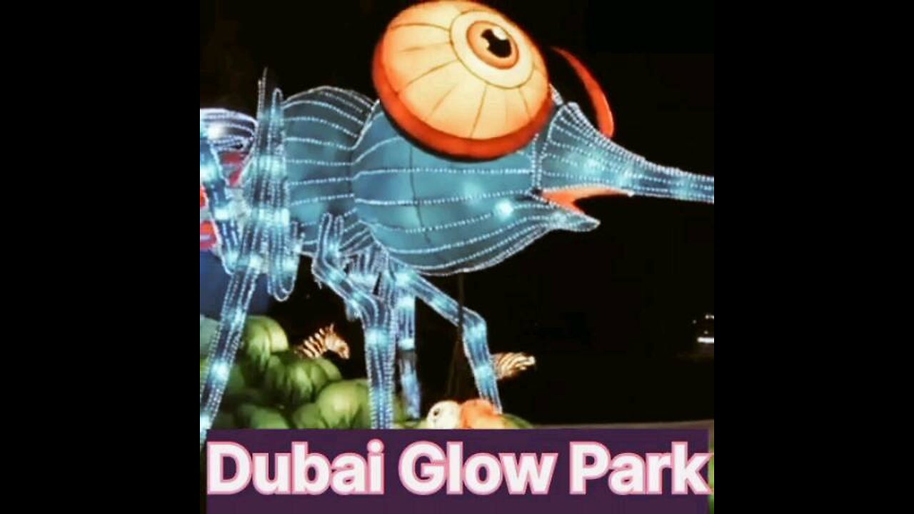 Dubai glow park | nice view this park