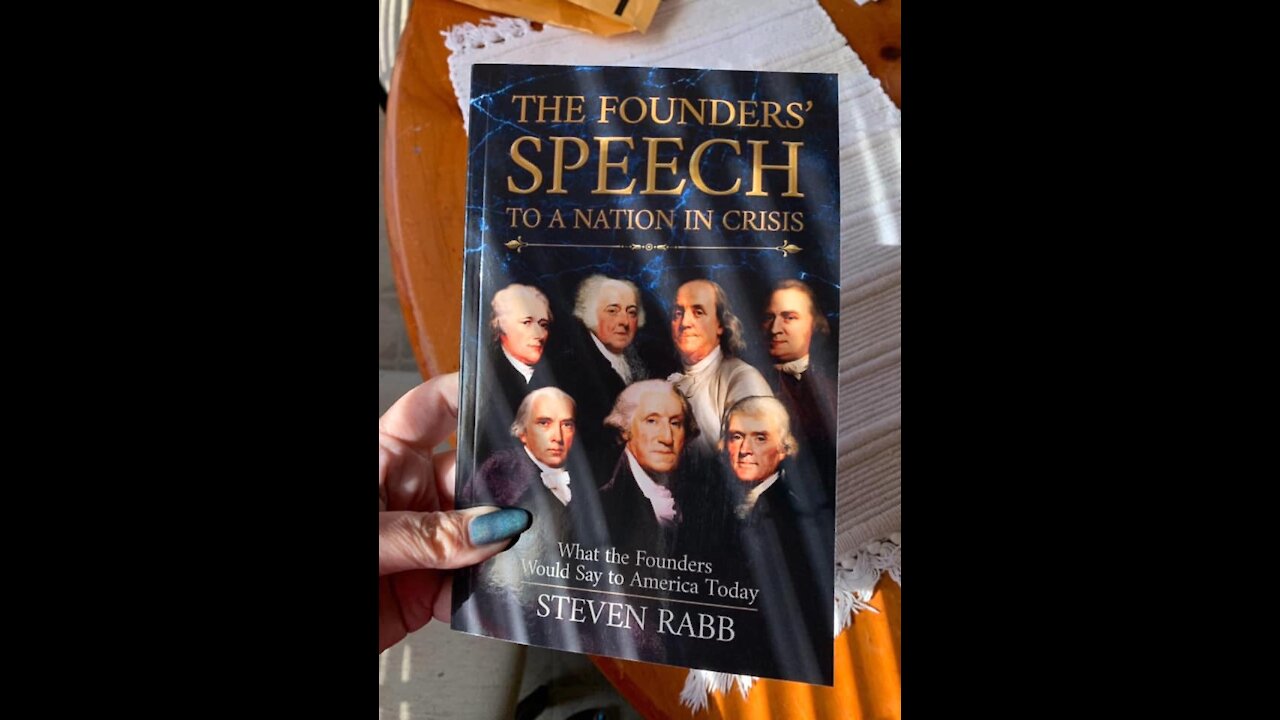 The Founders speech book promo, a must read!