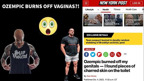 Ozempic Burns Off Woman's Vagina?!