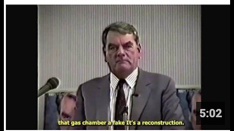 The holocaust is such a flimsy conspiracy theory that David Irving can dismantle it in 5 minutes