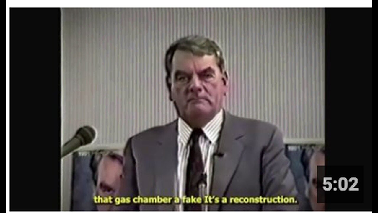 The holocaust is such a flimsy conspiracy theory that David Irving can dismantle it in 5 minutes