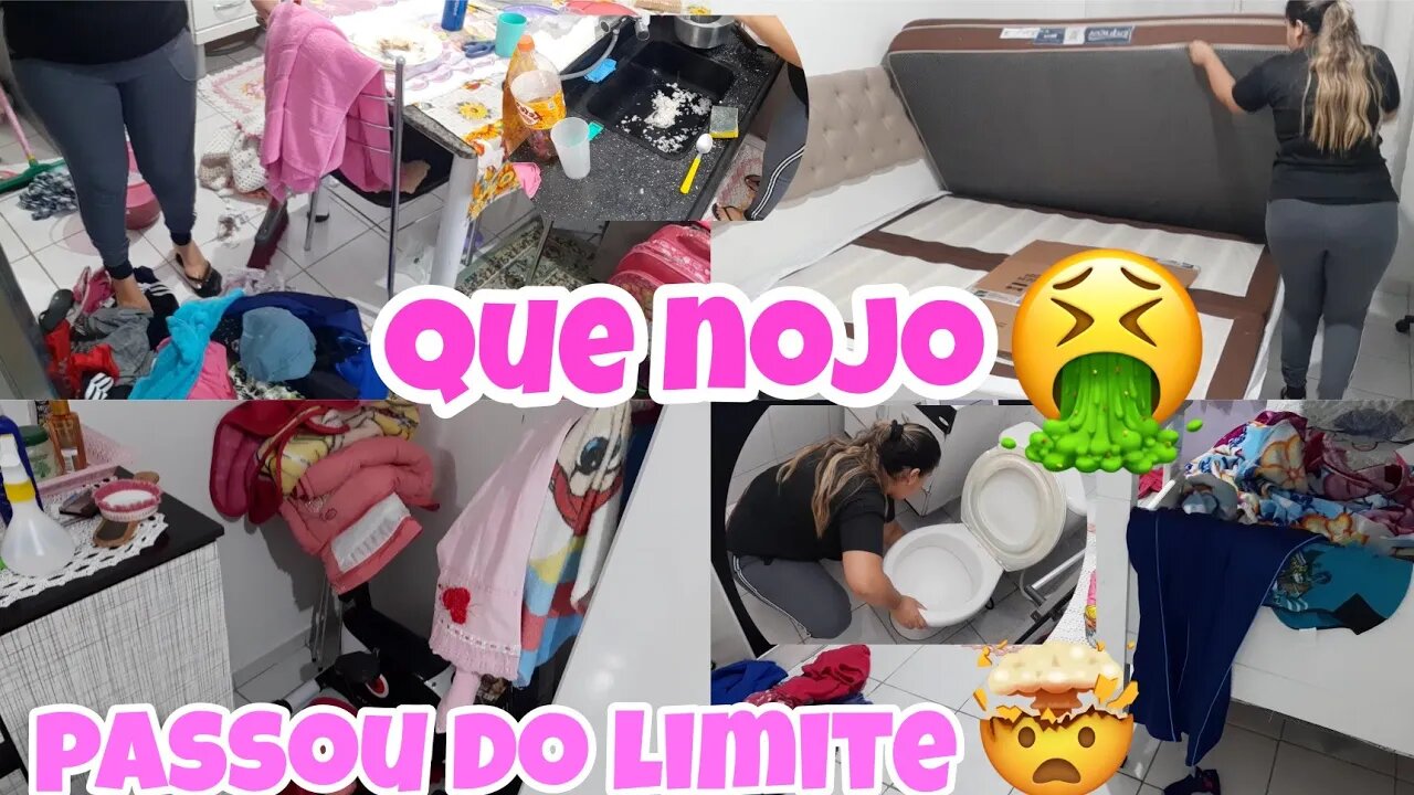 QUE NOJO 🤮// FAXINA PESADA // PASSOU DO LIMITE MUITA BAGUNÇA