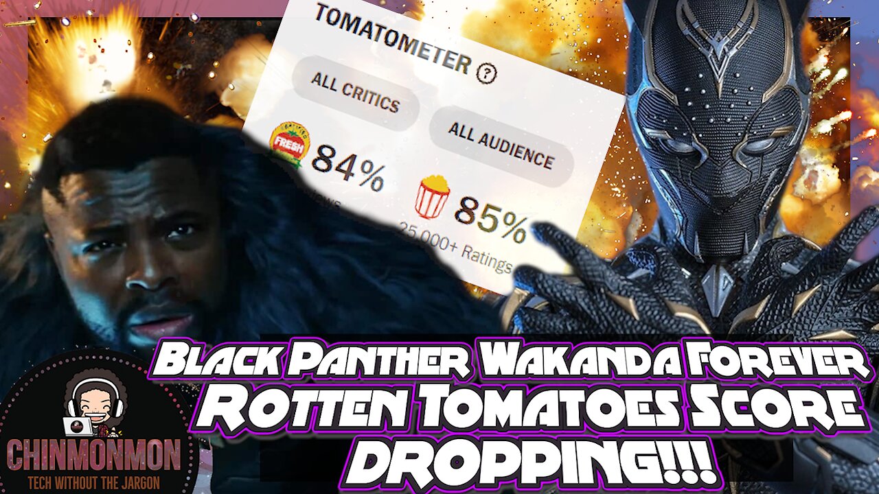 Black Panther Wakanda Forever Rotten Tomatoes Score DROPPING!!!