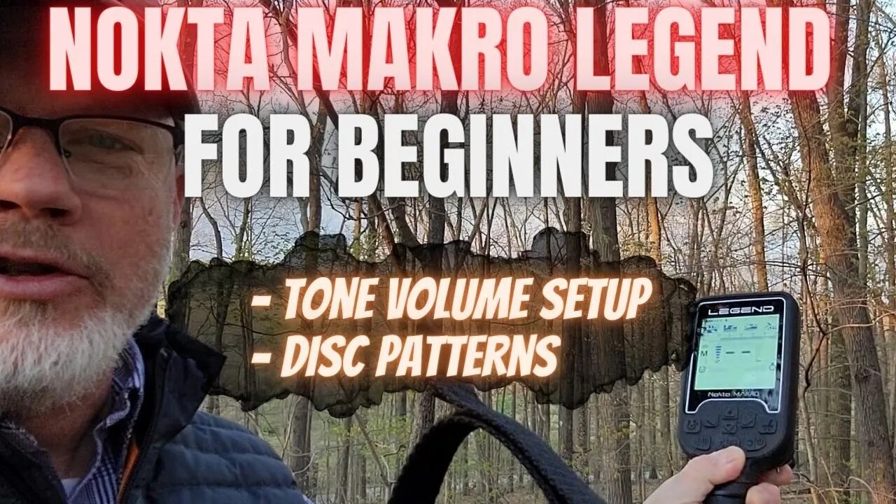 Nokta Macro LEGEND For Beginners: Discrimination Patterns and Tone Breaks How-to.