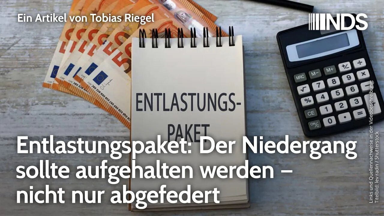 Entlastungspaket: Der Niedergang sollte aufgehalten werden – nicht nur abgefedert | Tobias Riegel