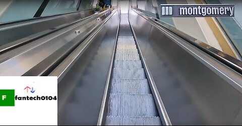 Montgomery single file escalators at the Shoppes at Buckland Hills Mall - Manchester, Connecticut