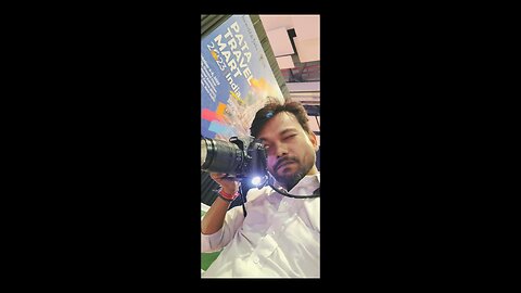 as camera men at pragati Maidan