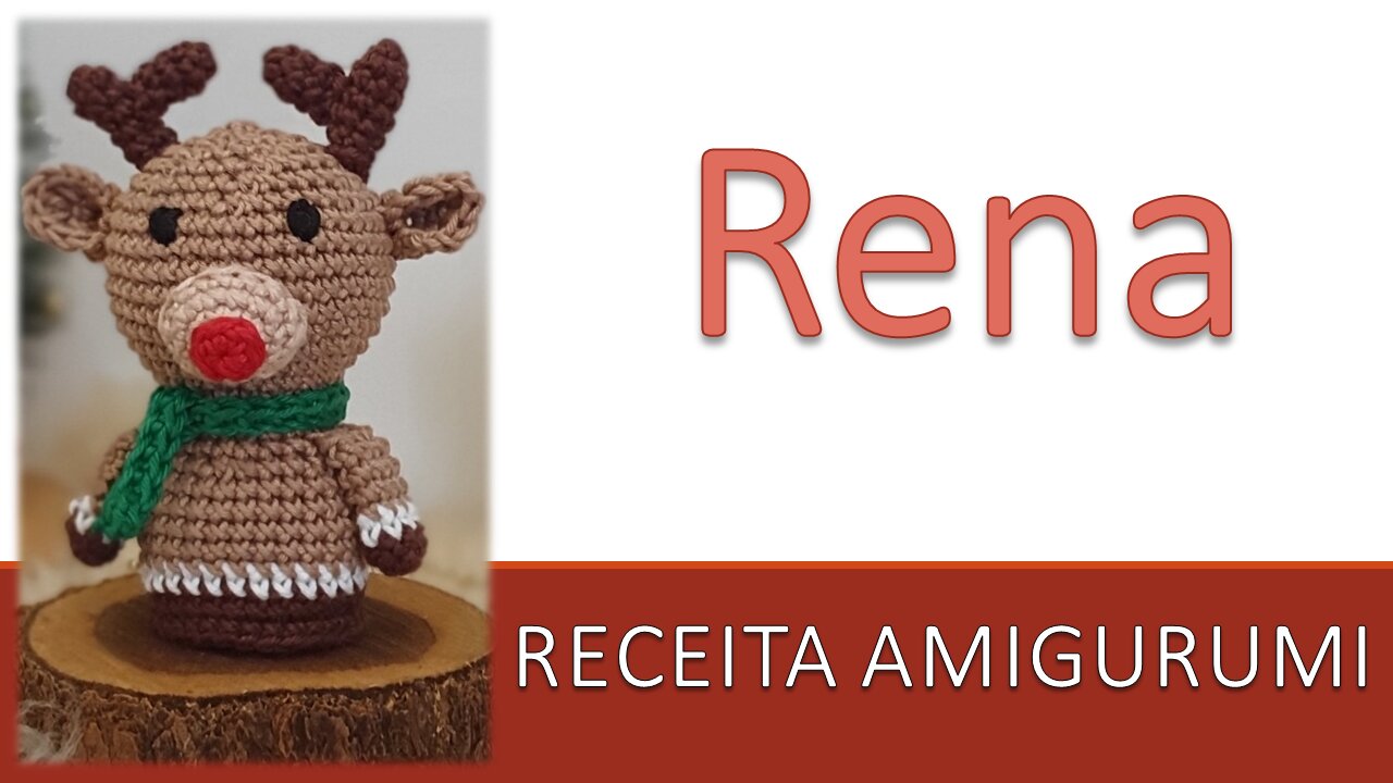 Rena / Coleção Natal / Receita Amigurumi