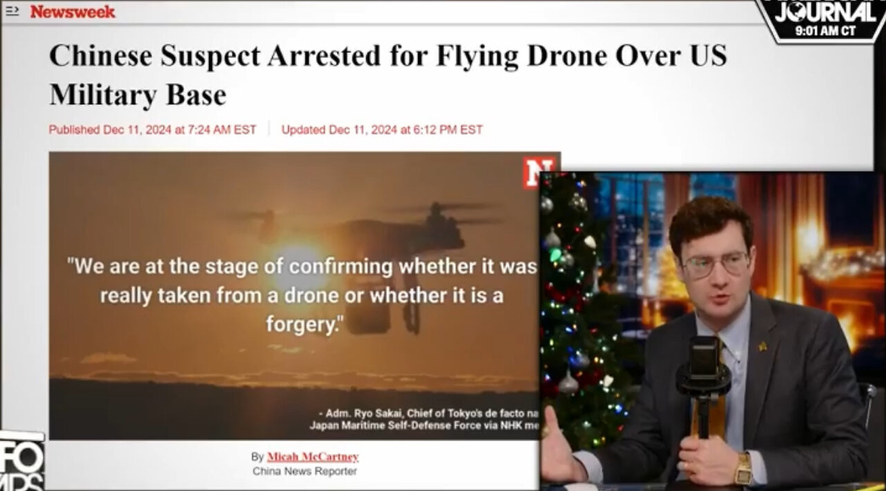 Now They’re Blaming The NJ Drones On CHINA