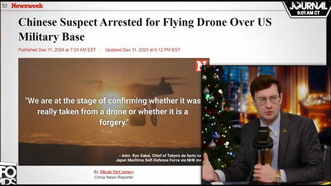 Now They’re Blaming The NJ Drones On CHINA