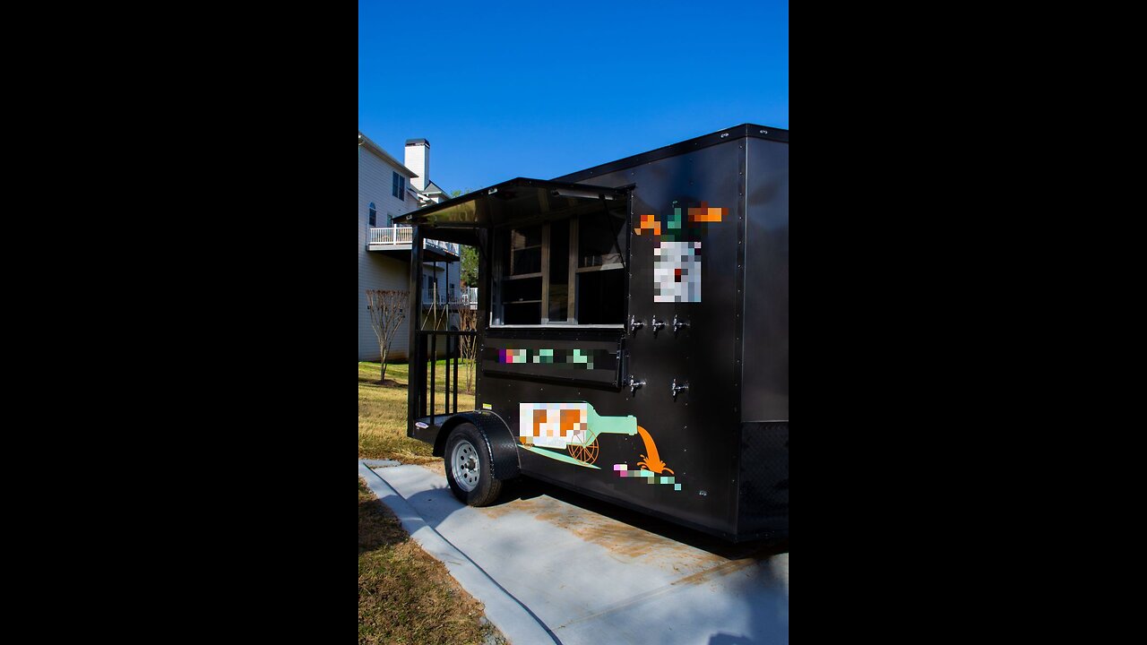 Customized - 2022 7' x 12' Mobile Taproom Trailer | Bar on Wheels with Porch for Sale in Georgia!