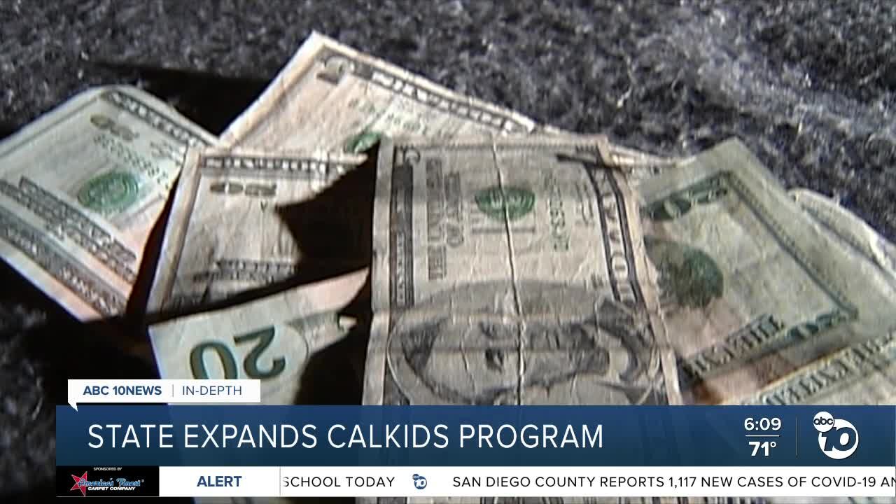 California expands program offering money for college savings to all students