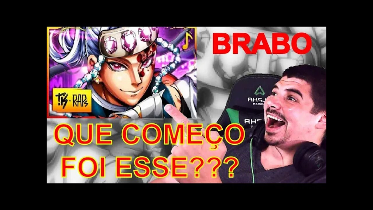 REACT Uzui Tengen (Kimetsu no Yaiba) - O Hashira do Som - TK RAPS - MELHOR DO MUNDO