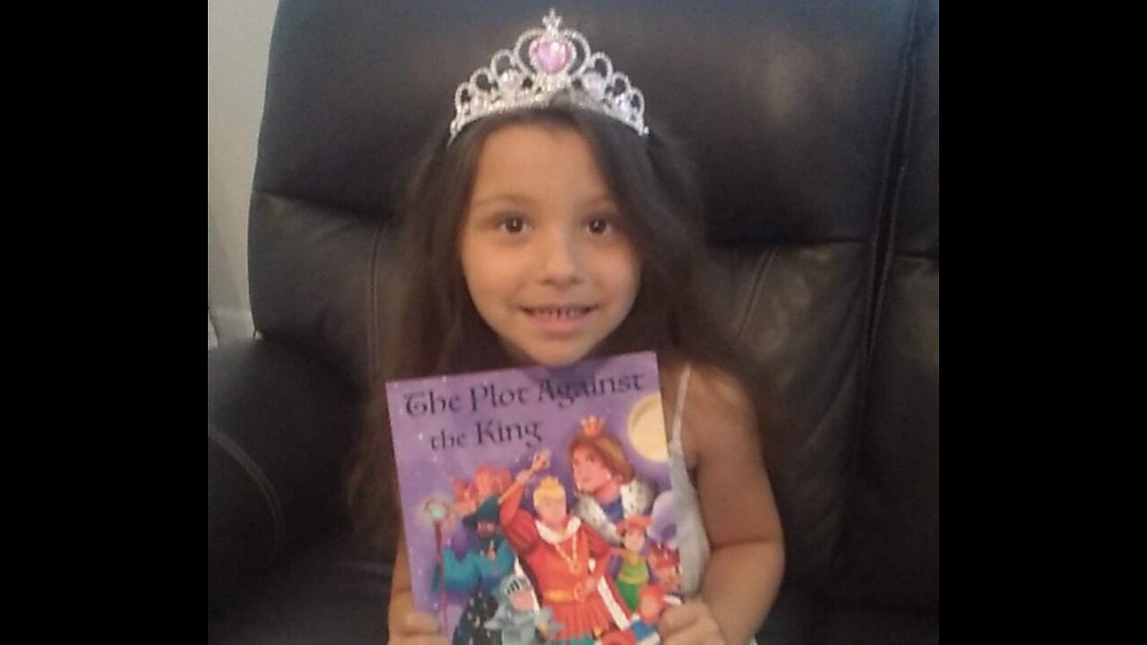 The Plot Against the King - Bella just received her new book.