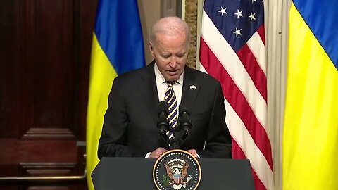 Biden Gets Lost Reading Script, Says Israel Has "Responsibility To Innocent Palestinians And Hamas"