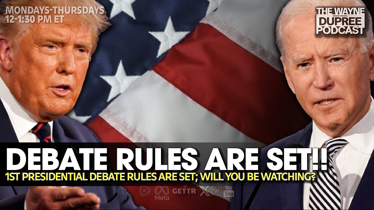 E1912: CNN Sets Debate Rules For Biden And Trump 6/17/24