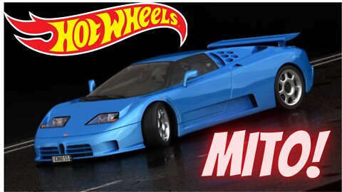 Hot Wheels Bugatti EB110 essa miniatura diecast está incrível